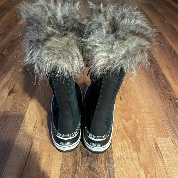 New Sorel Joan of arctic boot ladies size10 black waterproof lace up winter boot - Picture 4 of 9